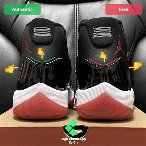 nike air jordan 11 bred fake|check if jordan 11 is fake.